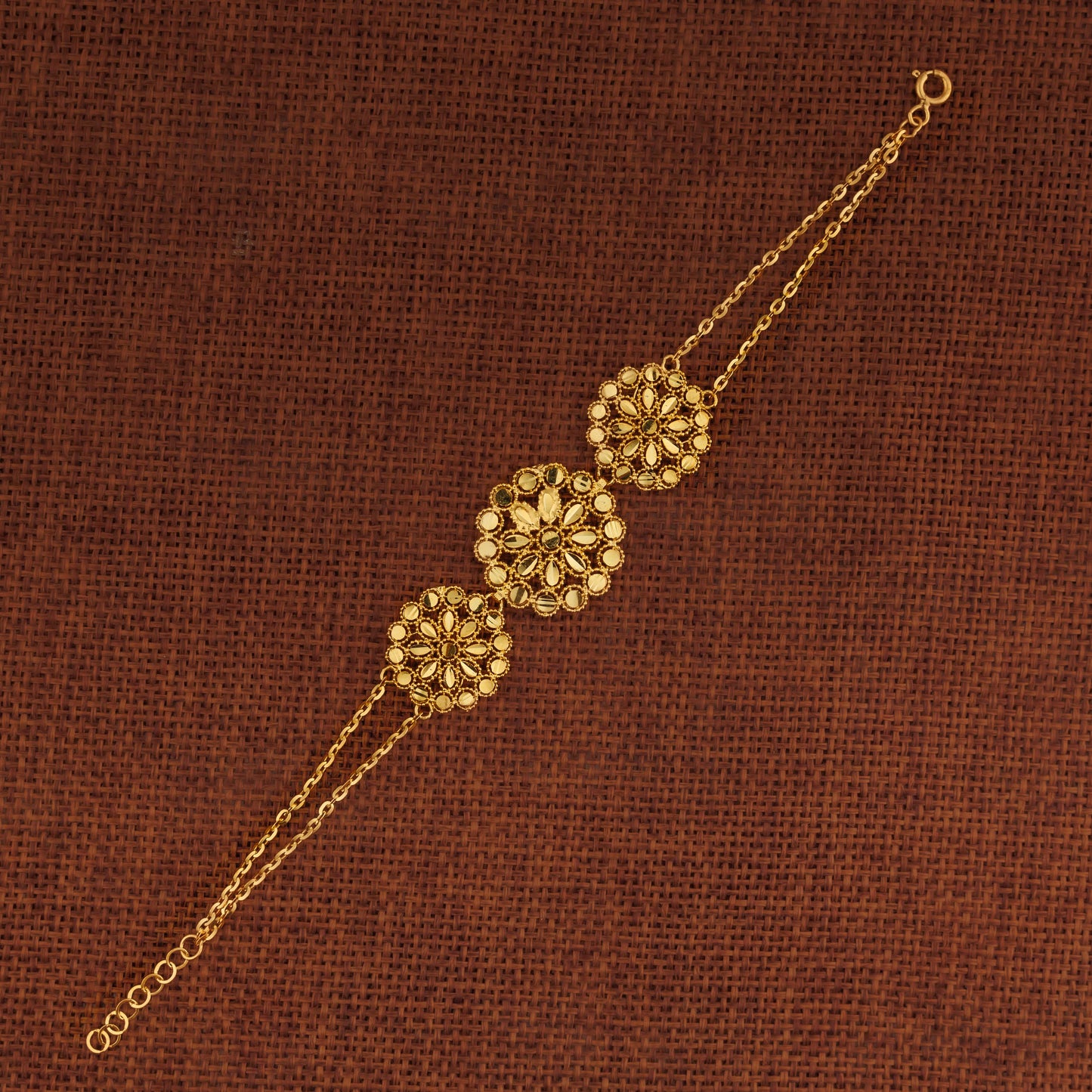 RP 3 Piece Bracelet / Chain (D1) - Silver 925 & Gold Plated