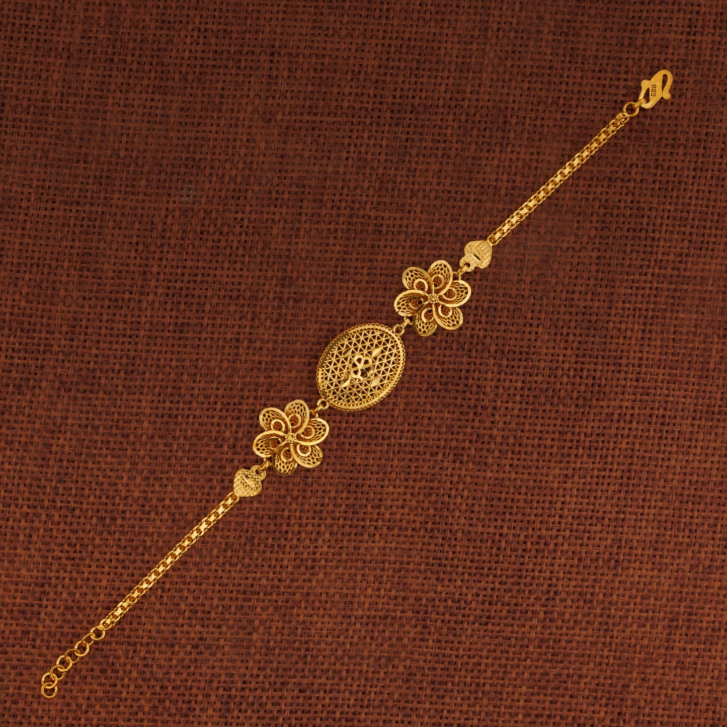 RP 3 Piece Bracelet / Chain (D17) - Silver 925 & Gold Plated
