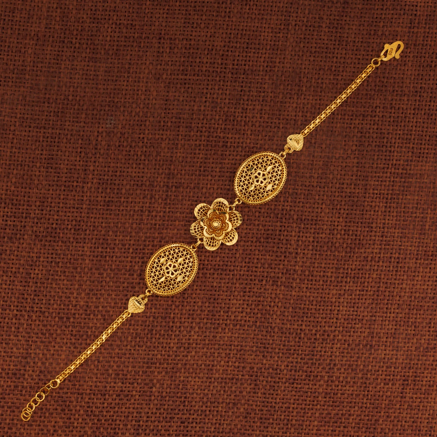 RP 3 Piece Bracelet / Chain (D16) - Silver 925 & Gold Plated