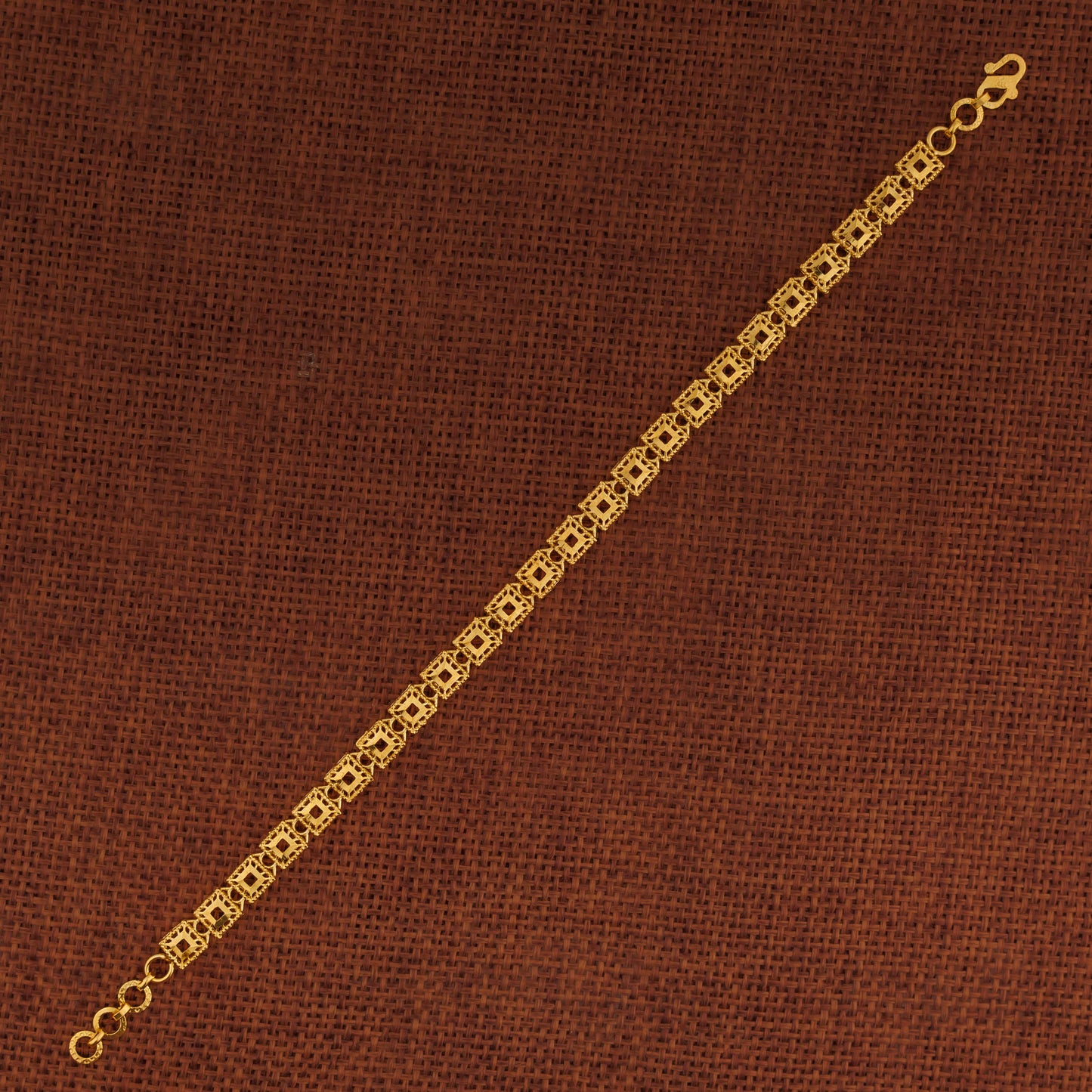 سوار كاستينج (D82) - فضة عيار 925 ومطلي بالذهب