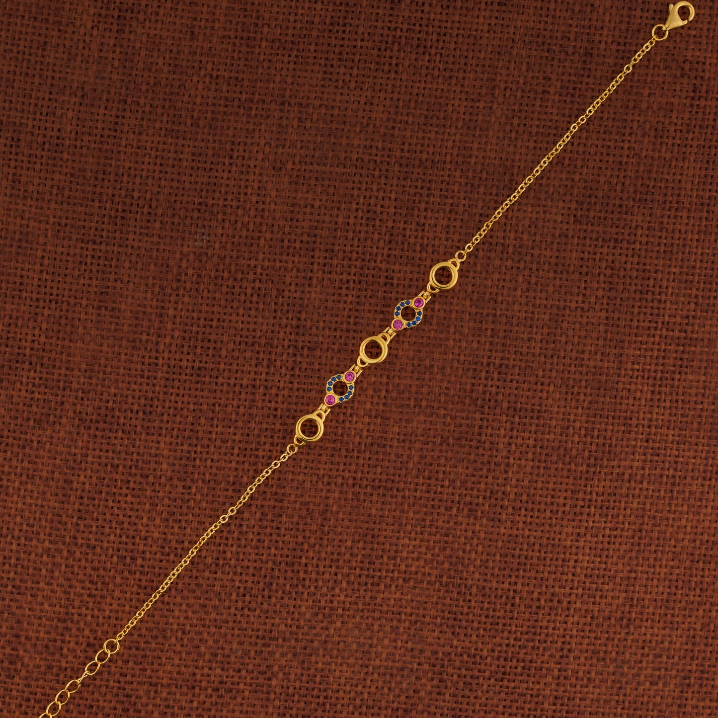 Zircon Bracelet (D30) - Silver 925 & Gold Plated
