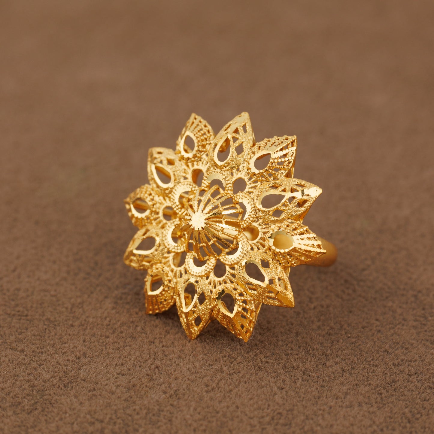 3D RP Rings (D128) - Silver 925 & Gold Plated
