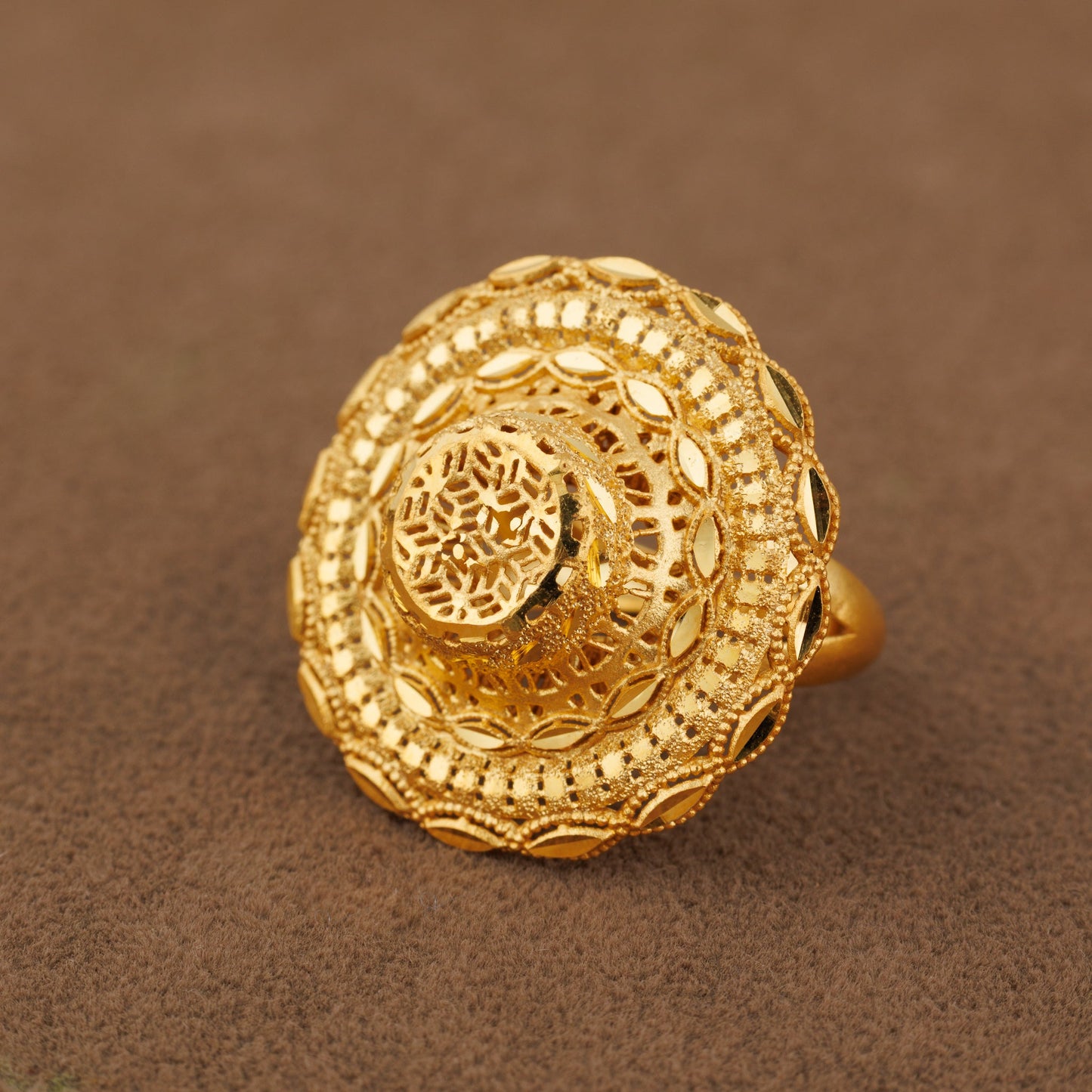 3D RP Rings (D216) - Silver 925 & Gold Plated