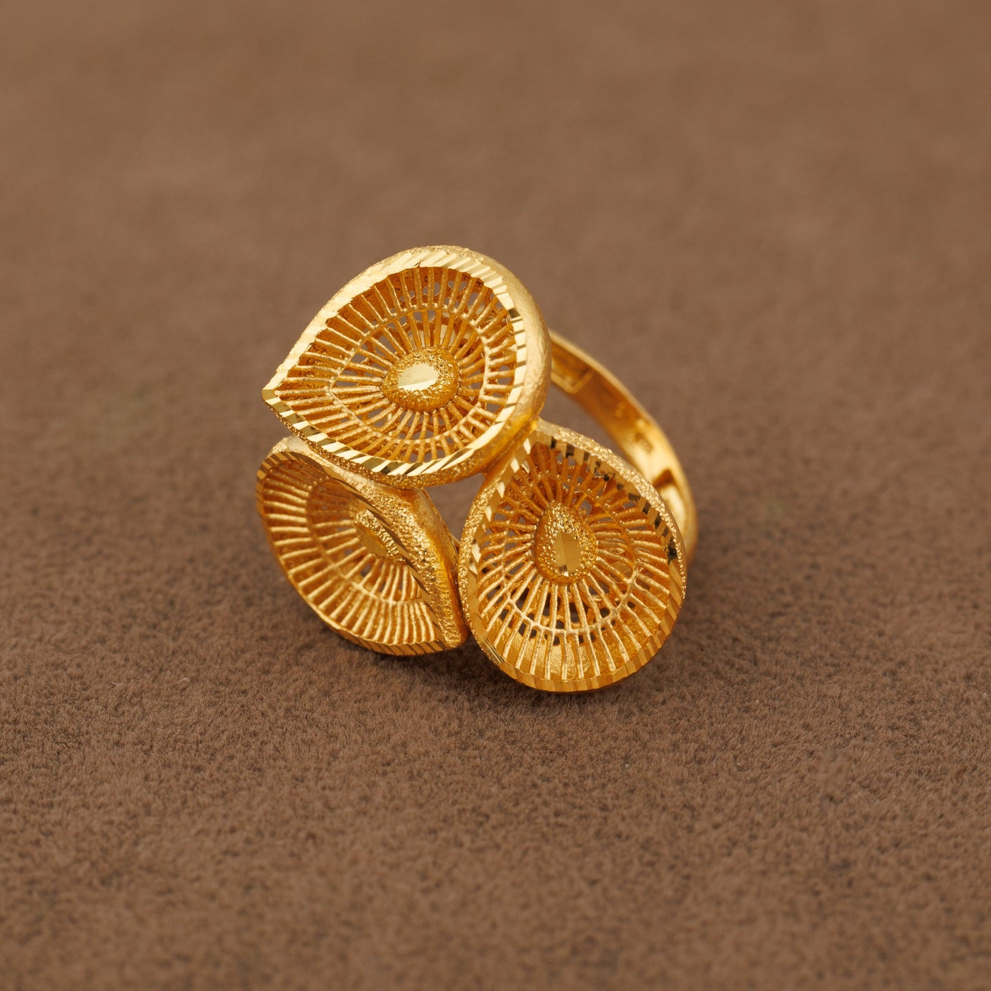 3D RP Rings (D184) - Silver 925 & Gold Plated