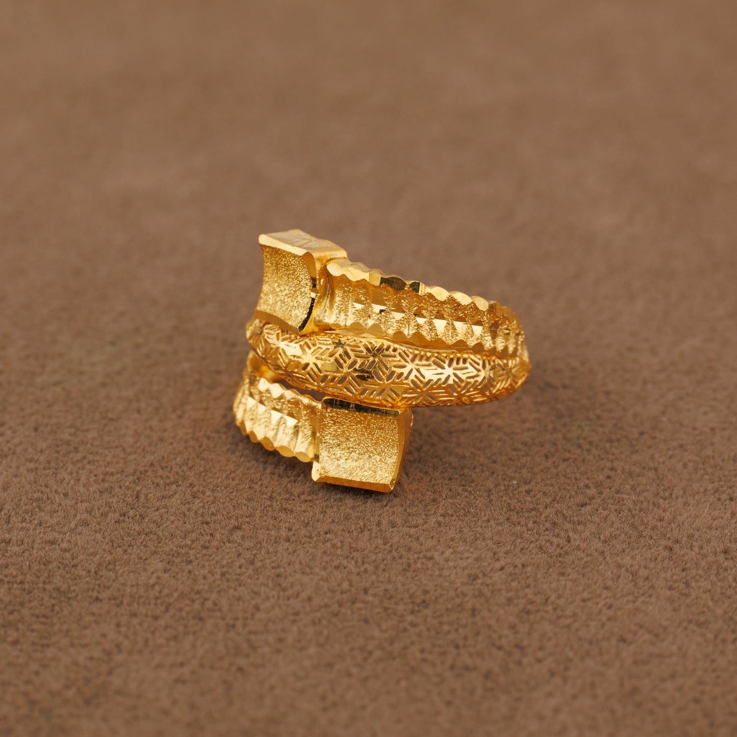 3D RP Rings (D124) - Silver 925 & Gold Plated