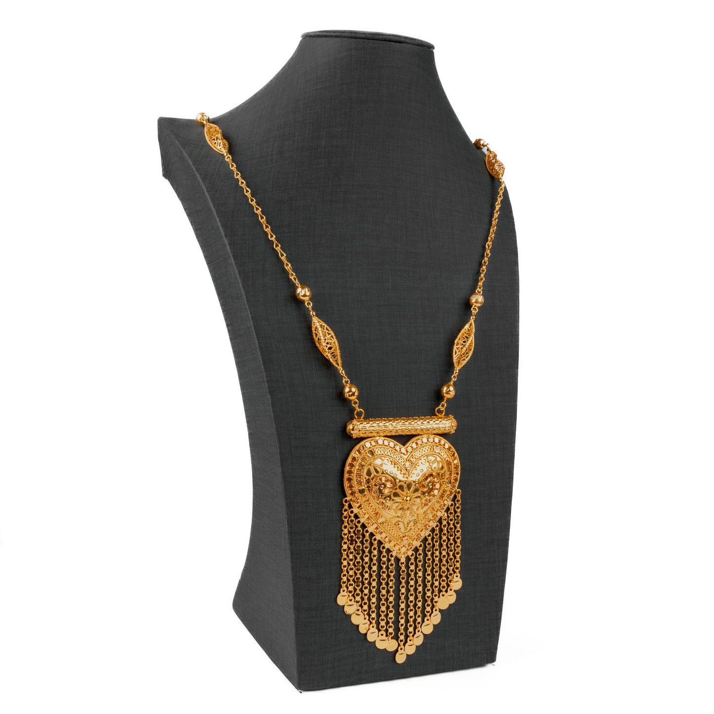 مالا تقليدية (D44) - فضة 925 ومطلية بالذهب