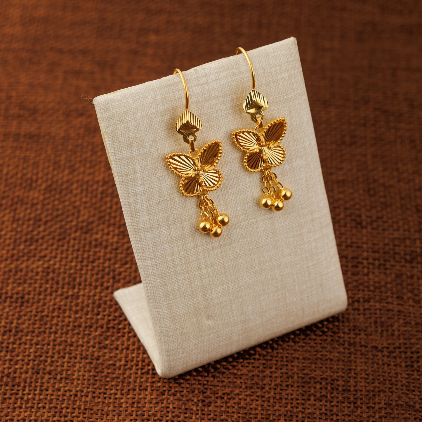 Butterfly Earrings (V2) - Silver 925 & Gold Plated