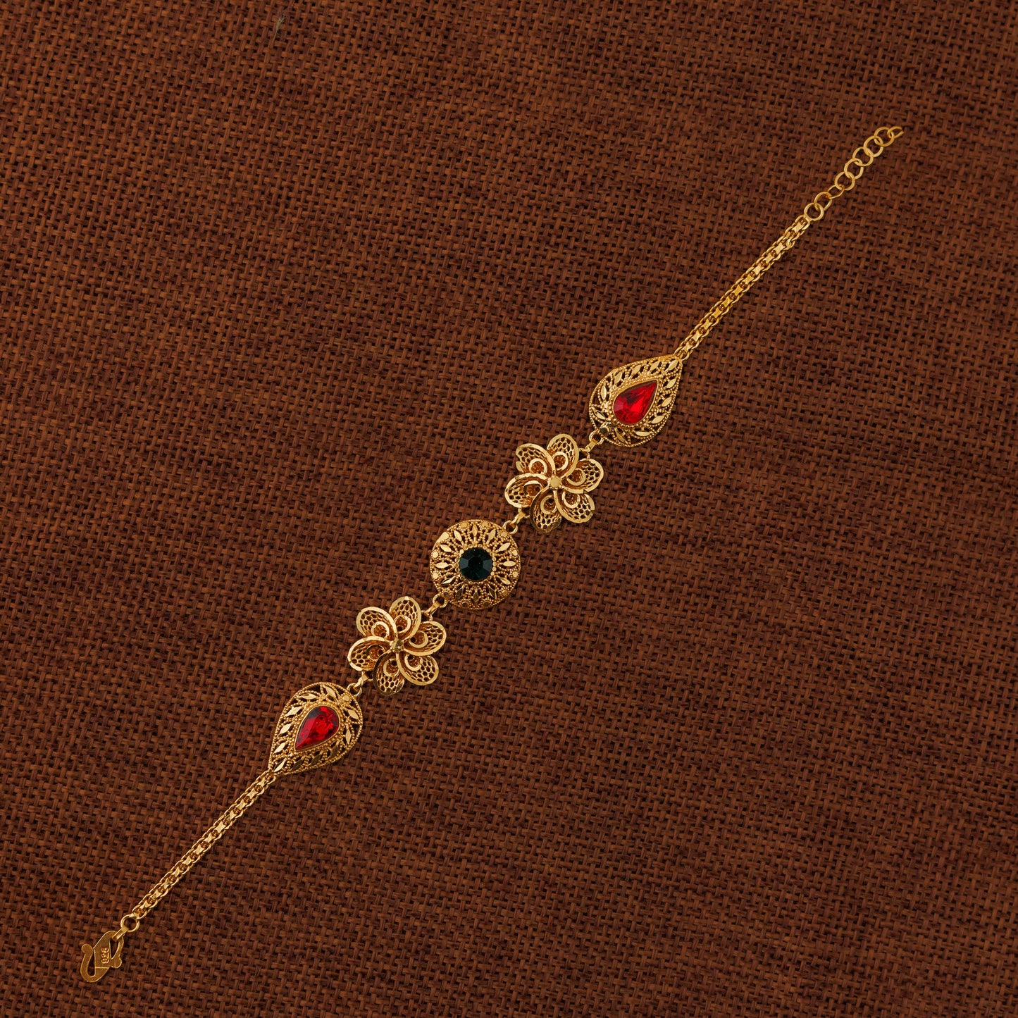 RP 5 Piece Bracelet / Chain (D4) - Silver 925 & Gold Plated