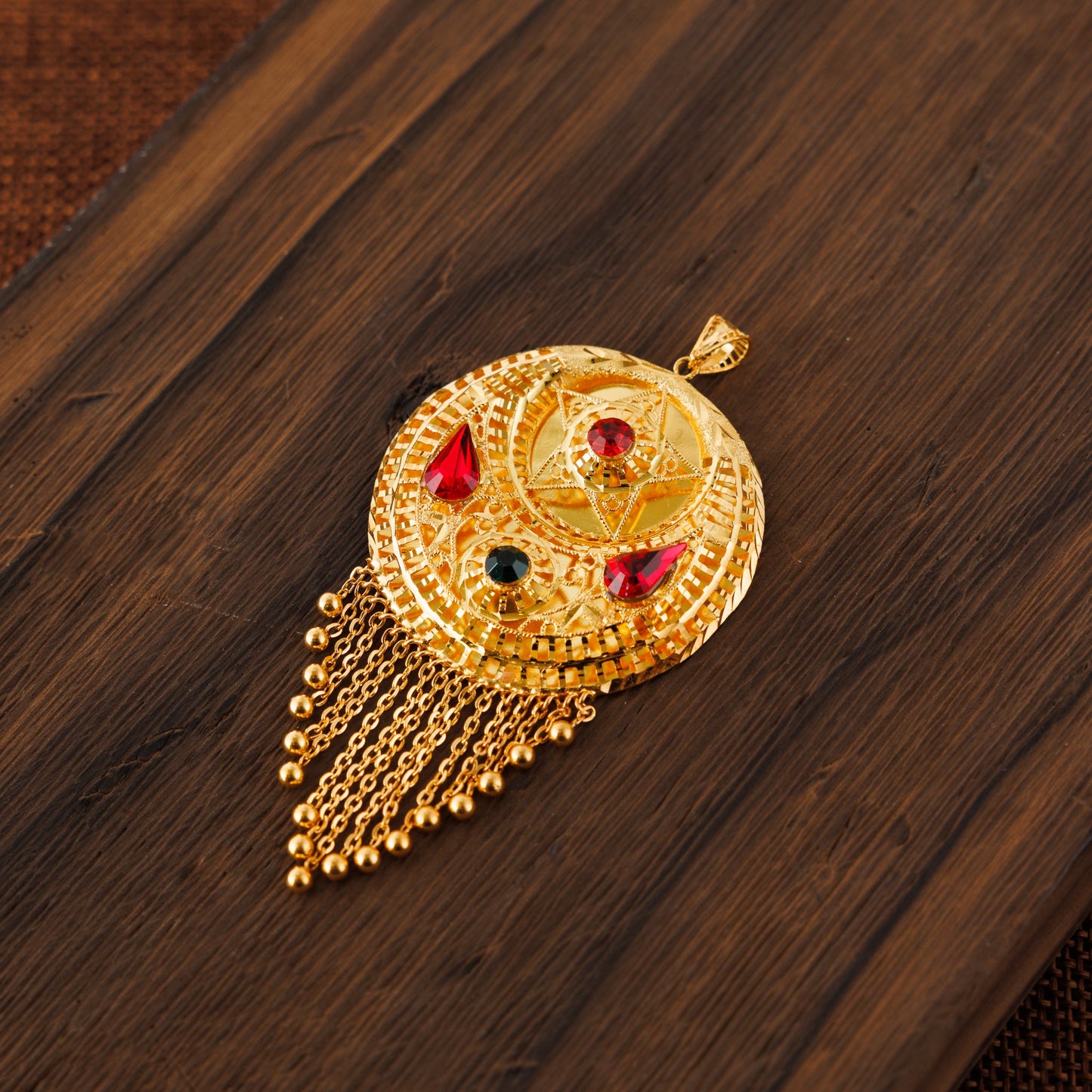 Moon Pendant (D7) - Silver 925 & Gold Plated