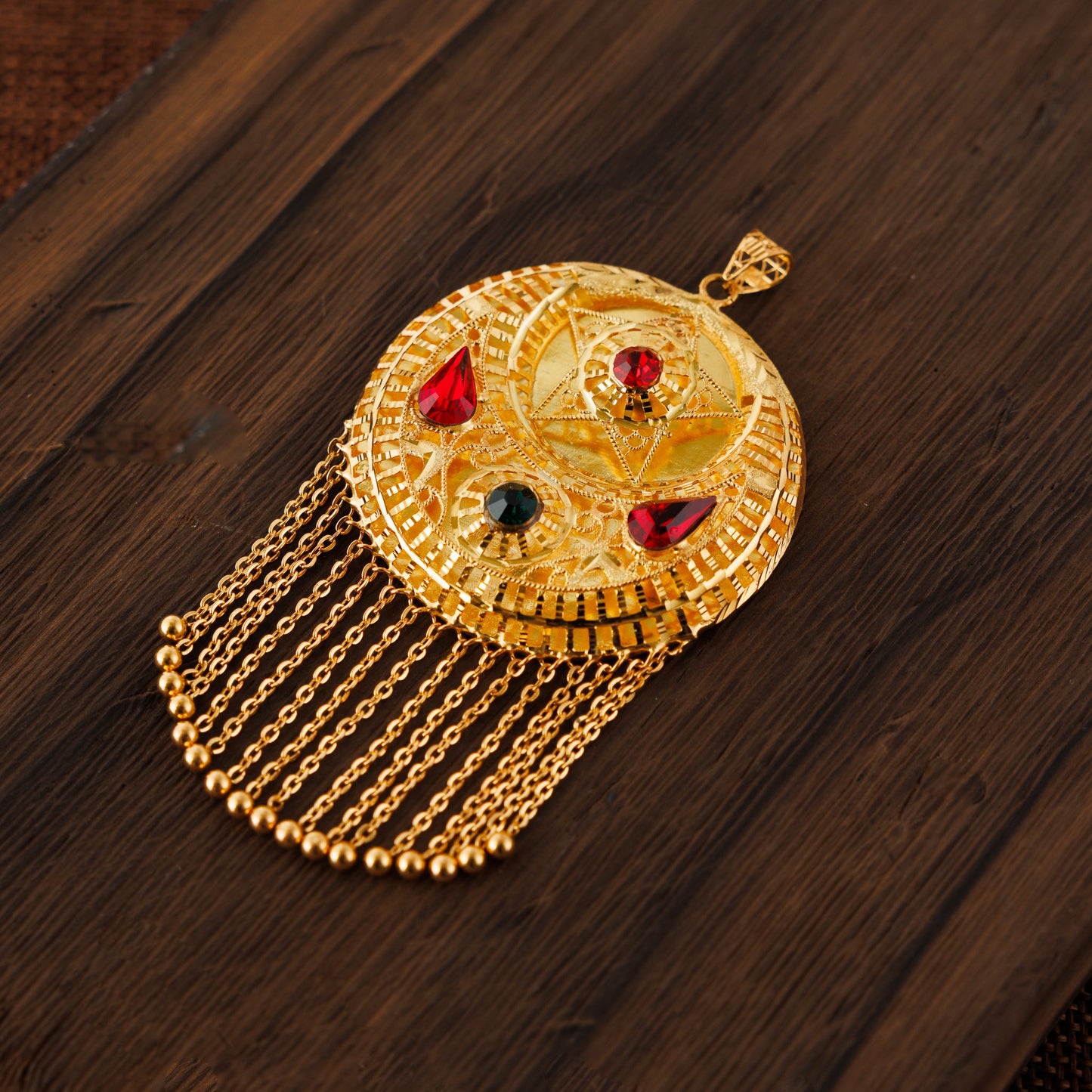 Moon Pendant (D6) - Silver 925 & Gold Plated