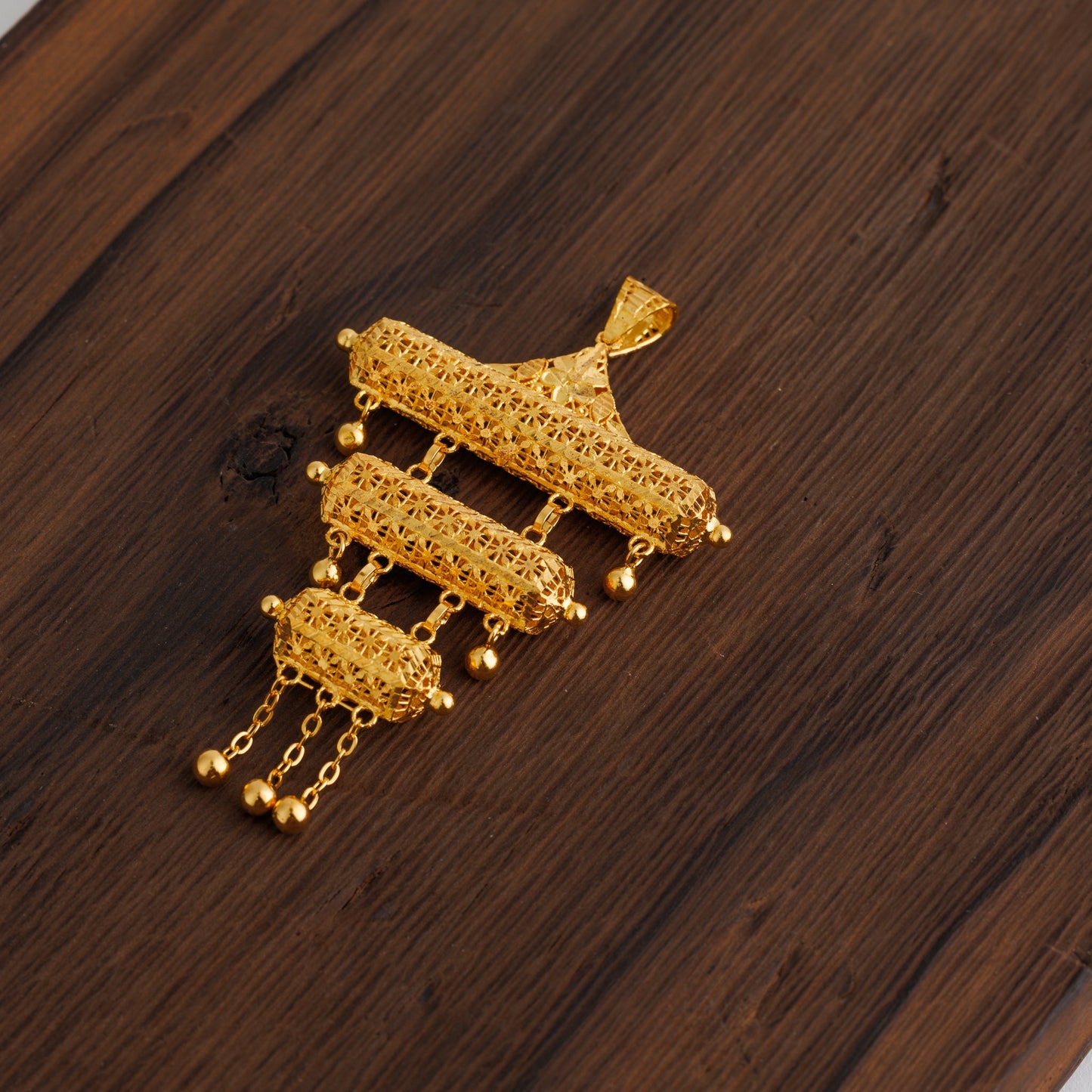 3 Step Pendants (D2) - Silver 925 & Gold Plated