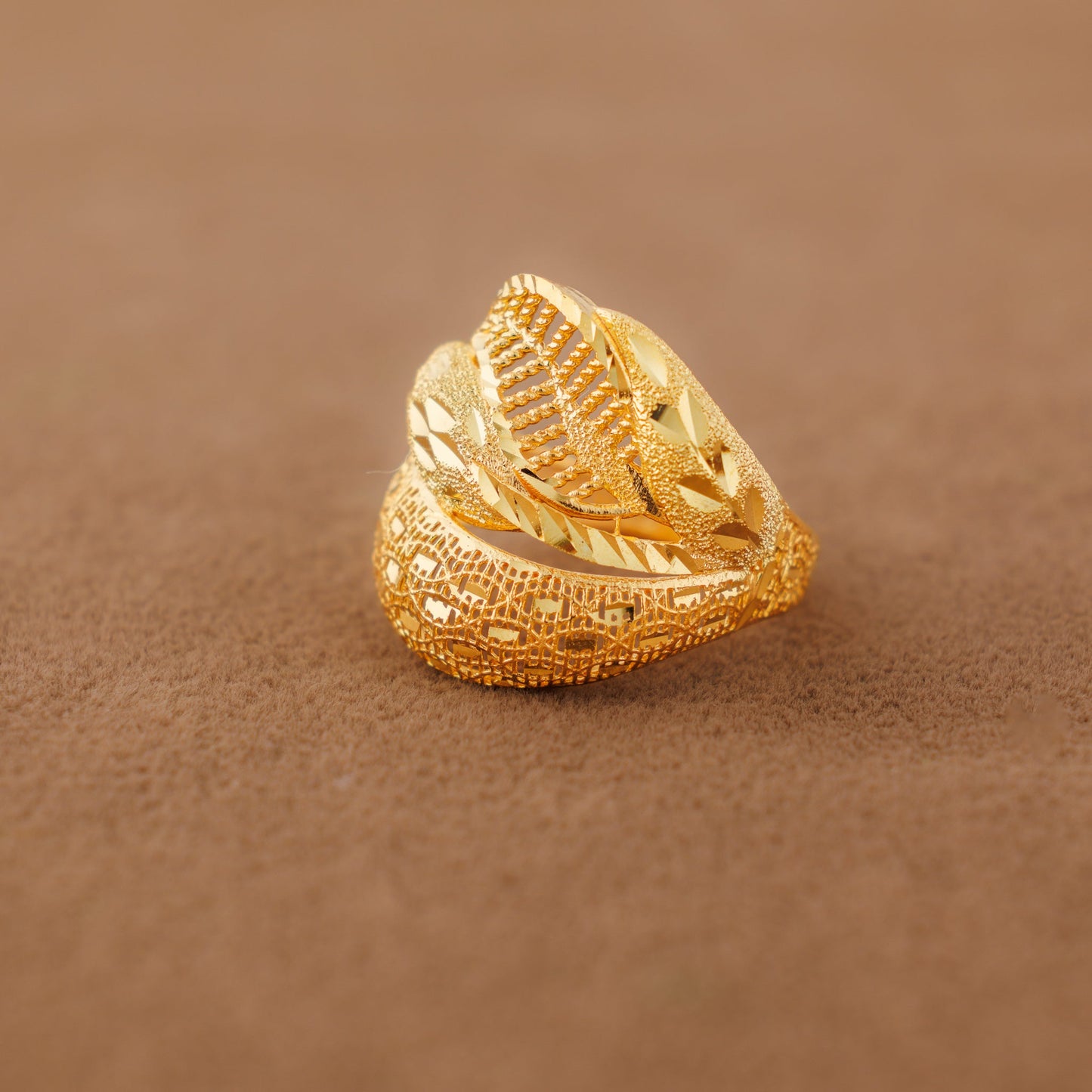 3D RP Rings (D326) - Silver 925 & Gold Plated