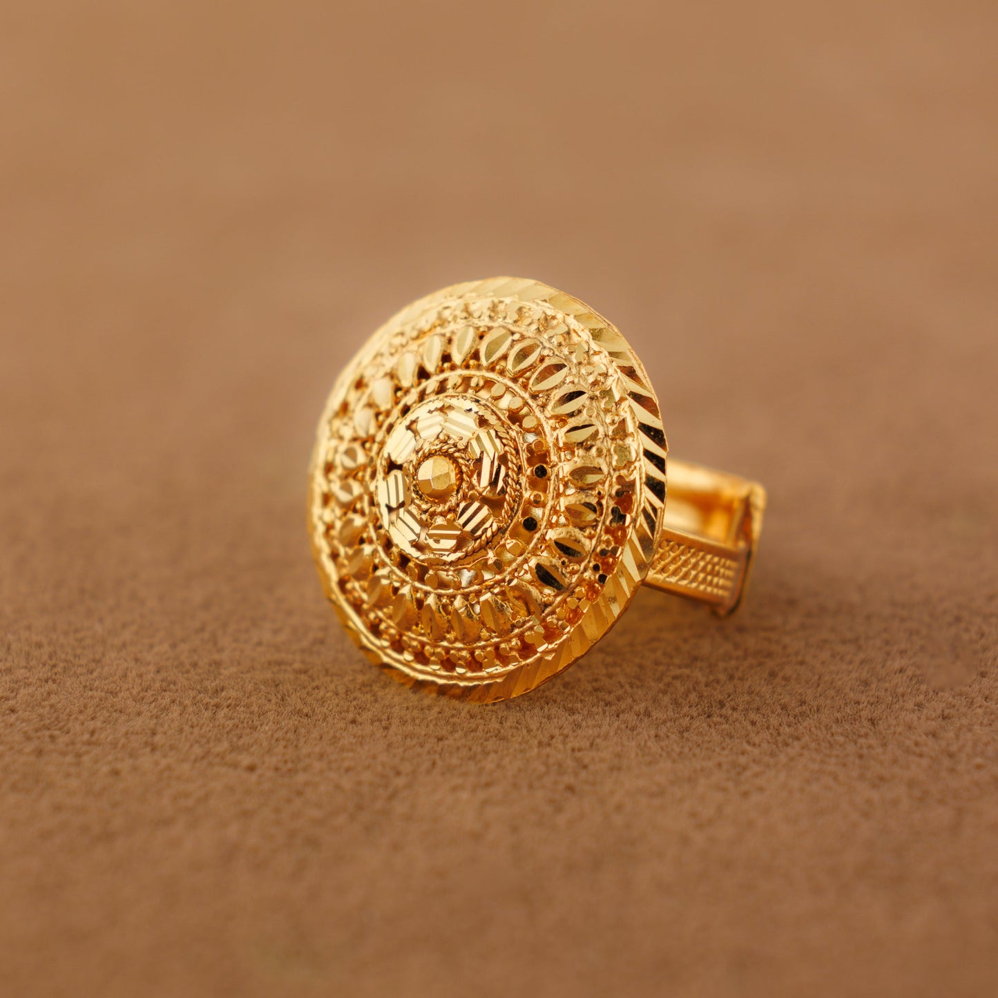 Traditional Ring (172) - Silver 925 & Gold Plated