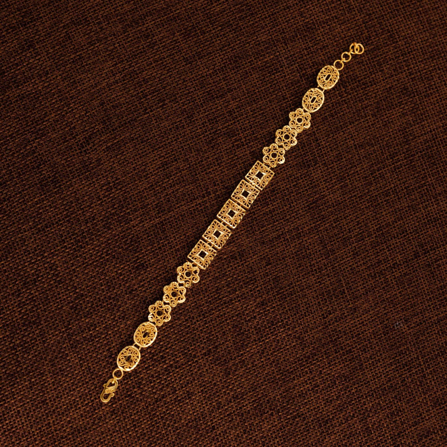 سوار سباكة (D43) - فضة عيار 925 ومطلي بالذهب