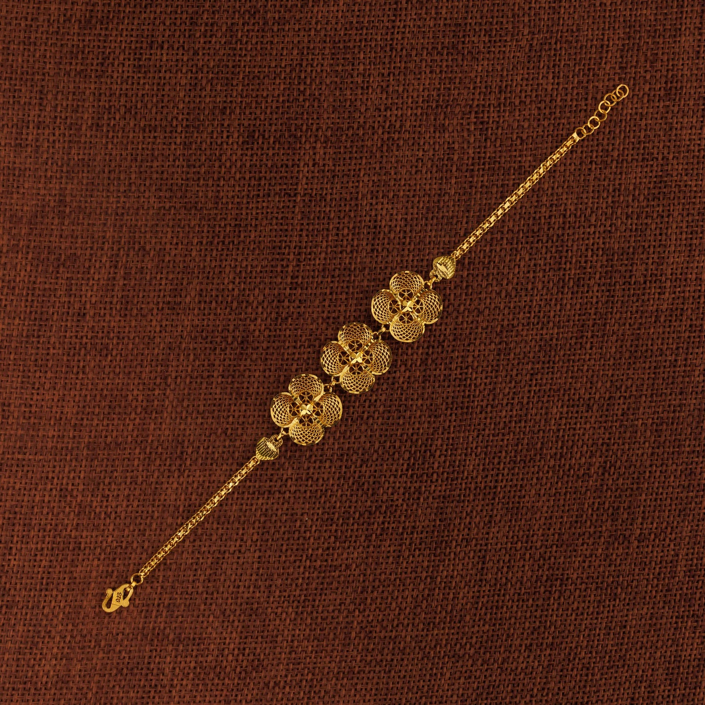 RP 3 Piece Bracelet / Chain (D8) - Silver 925 & Gold Plated