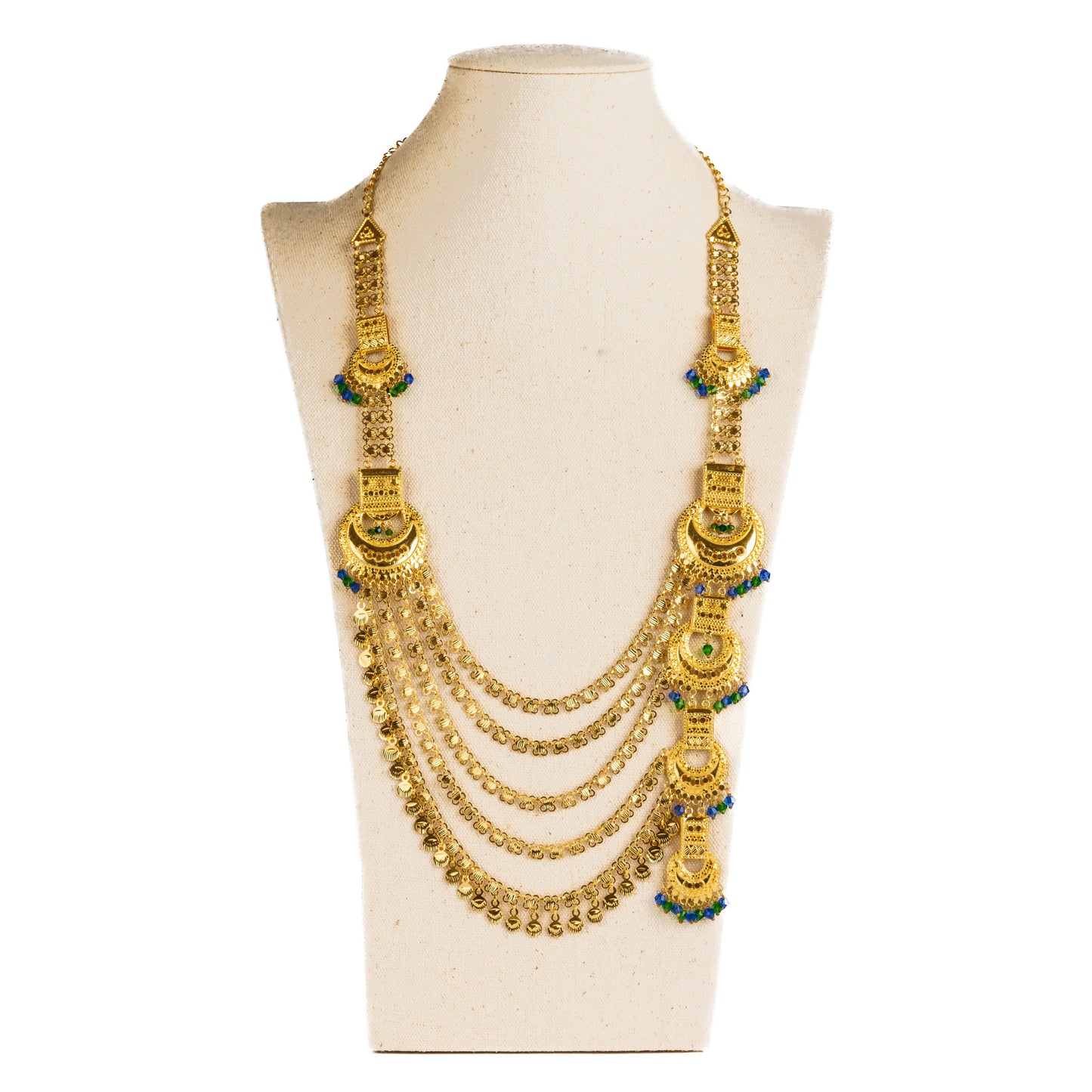 Layered Moon Moria (D4)- Silver 925 & Gold Plated