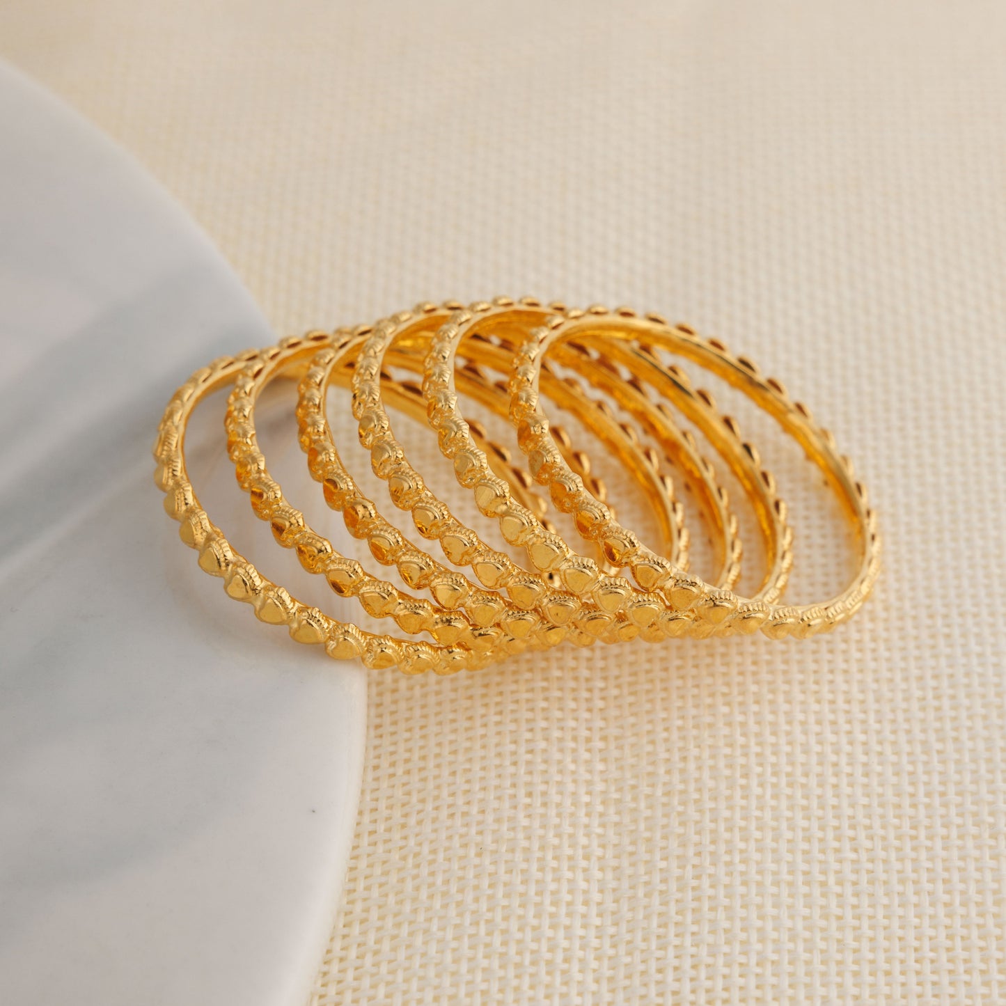 Kid's Bangles (D15-M) - Silver 925 & Gold Plated