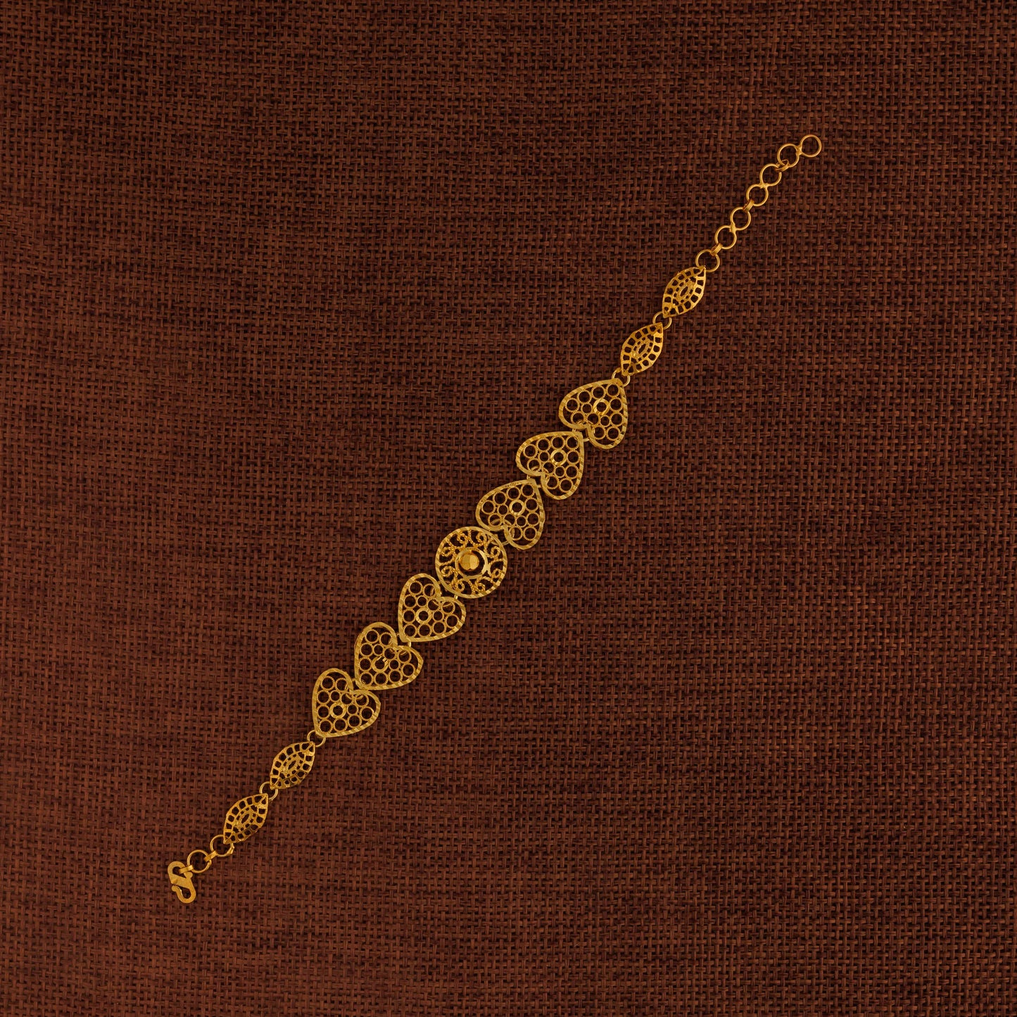 سوار كاستينج (D80) - فضة عيار 925 ومطلي بالذهب