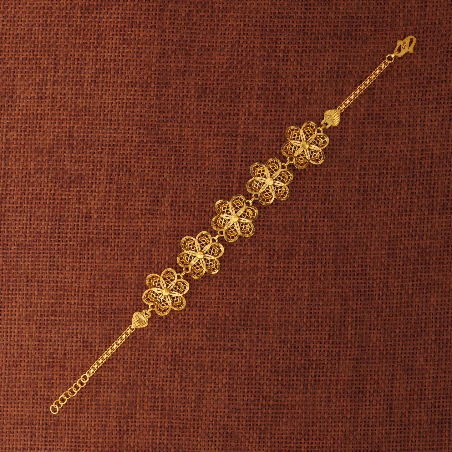 RP 5 Piece Bracelet / Chain (D3) - Silver 925 & Gold Plated