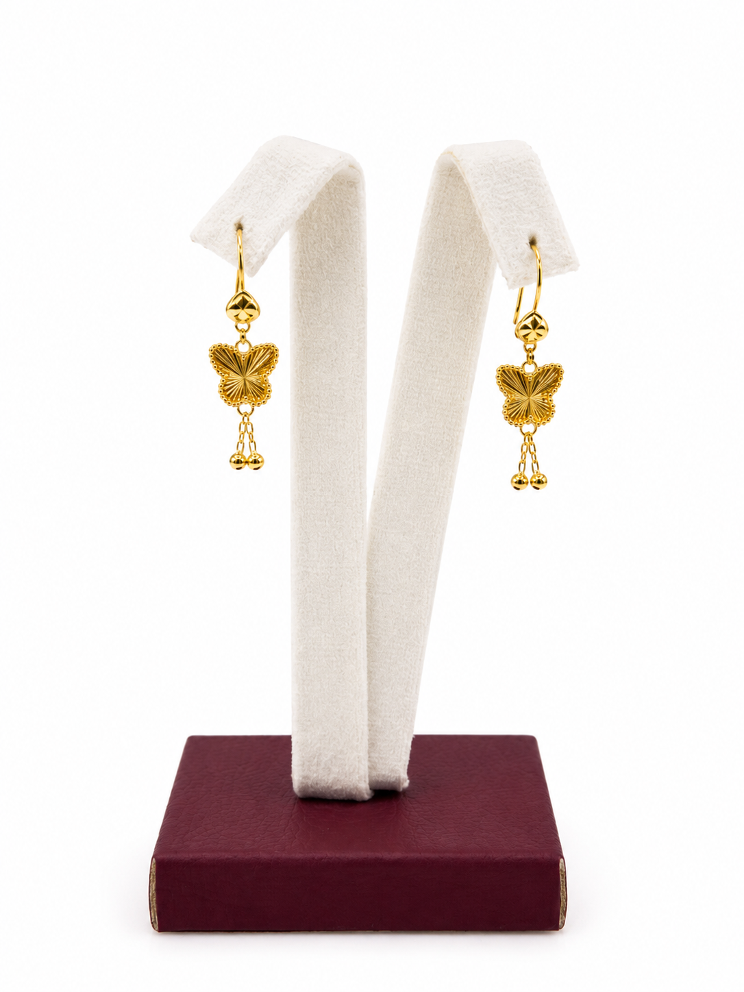 Butterfly Earrings (V3) - 925 Silver & 24K Gold Plated