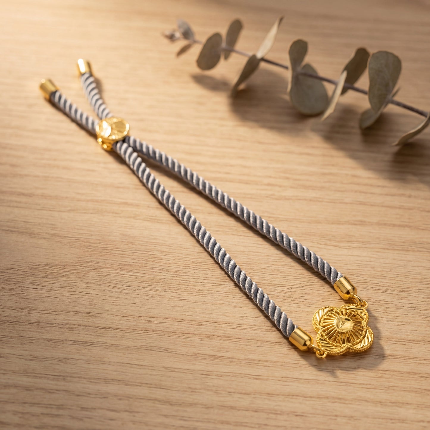 Sunburst Thread Bracelet - Silver 925 & Gold Plated