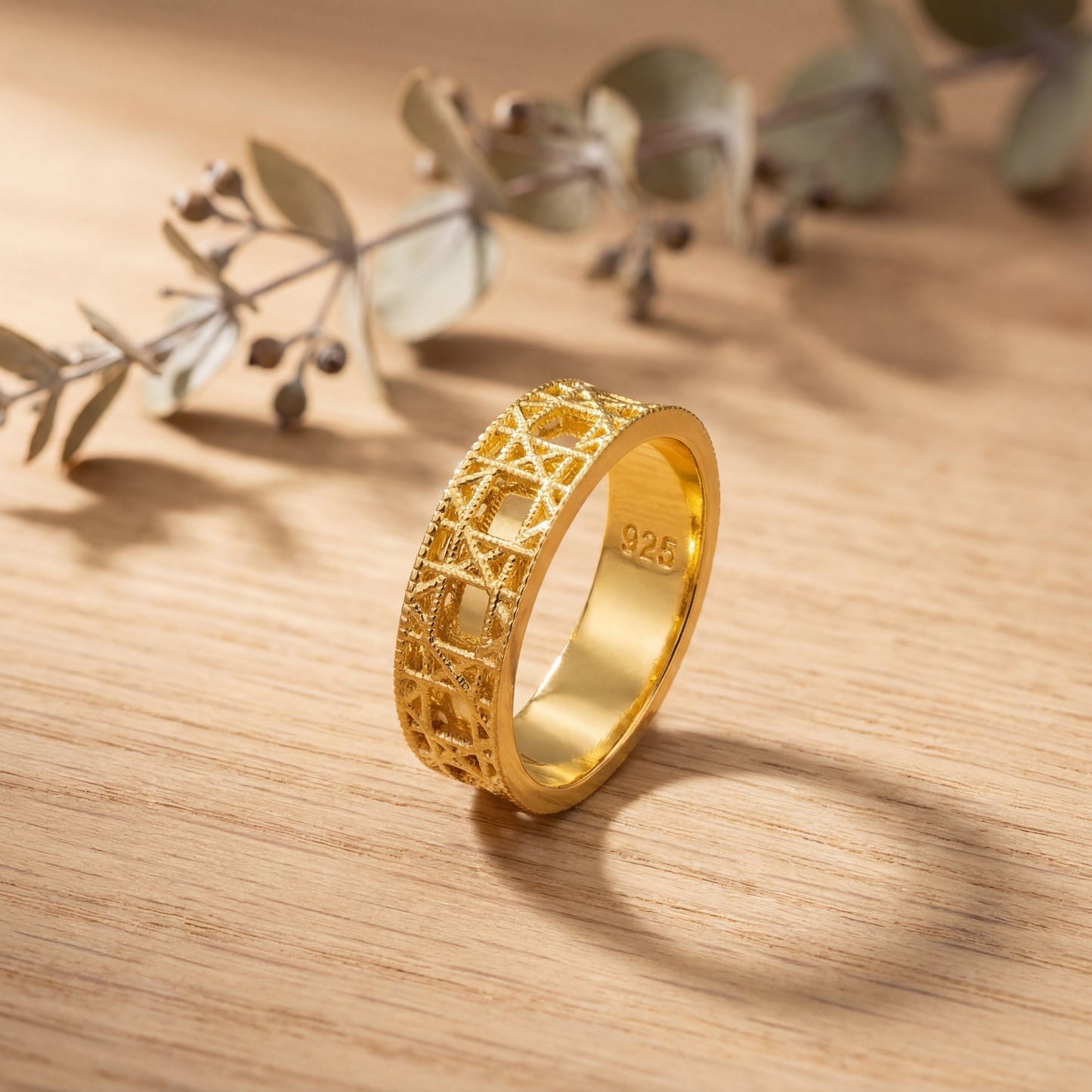 Traditional Haisa (D40)- Silver 925 & Gold Plated