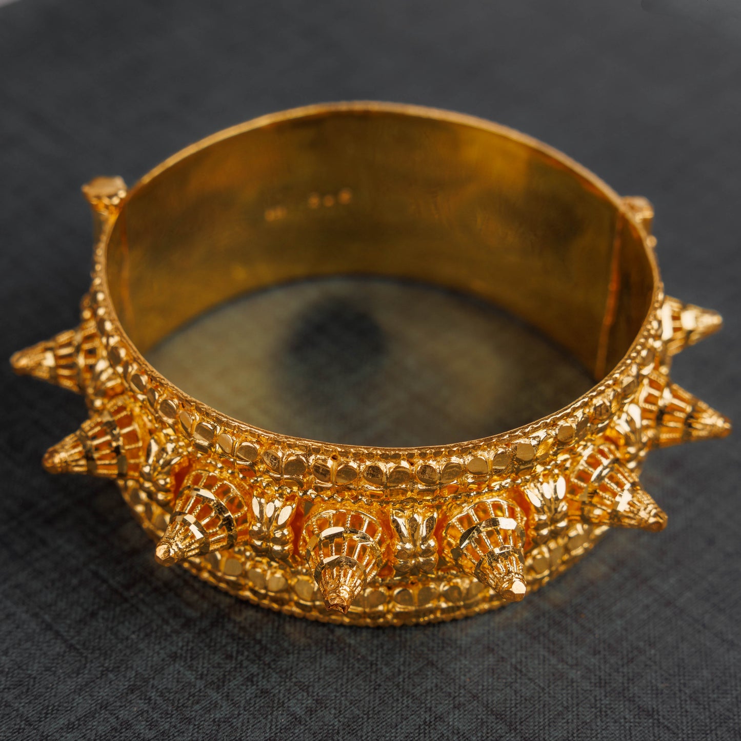 Mushawak Bangle (D11) - Silver 925 & Gold Plated