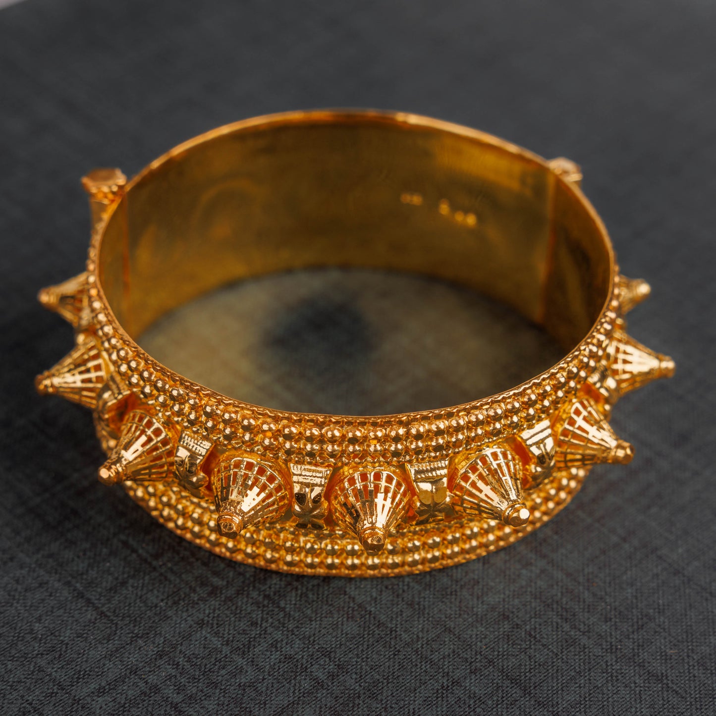 Mushawak Bangle (D20) - Silver 925 & Gold Plated