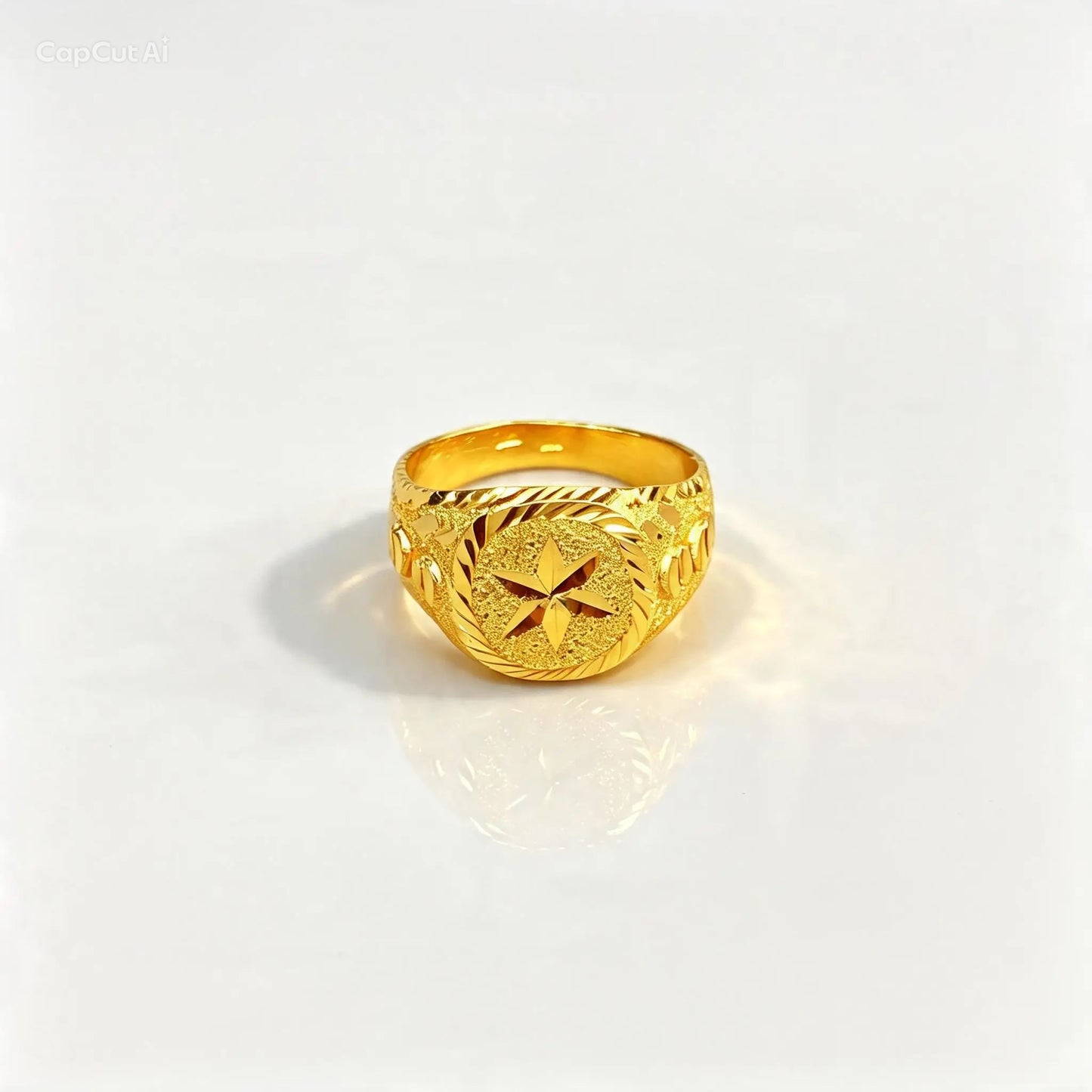3D RP Rings (AD77) - Silver 925 & Gold Plated
