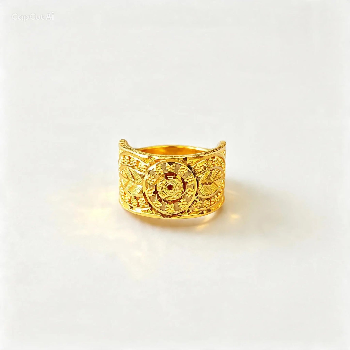 3D RP Rings (AD46) - Silver 925 & Gold Plated