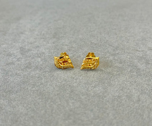 Flower Tops (AD23) - 925 Silver & 24K Gold Plated