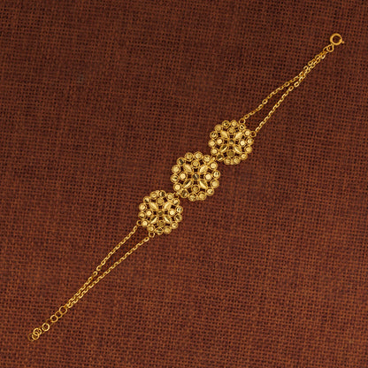 RP 3 Piece Bracelet / Chain (D4) - Silver 925 & Gold Plated