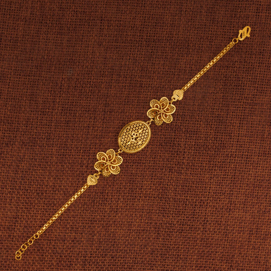 RP 3 Piece Bracelet / Chain (D17) - Silver 925 & Gold Plated