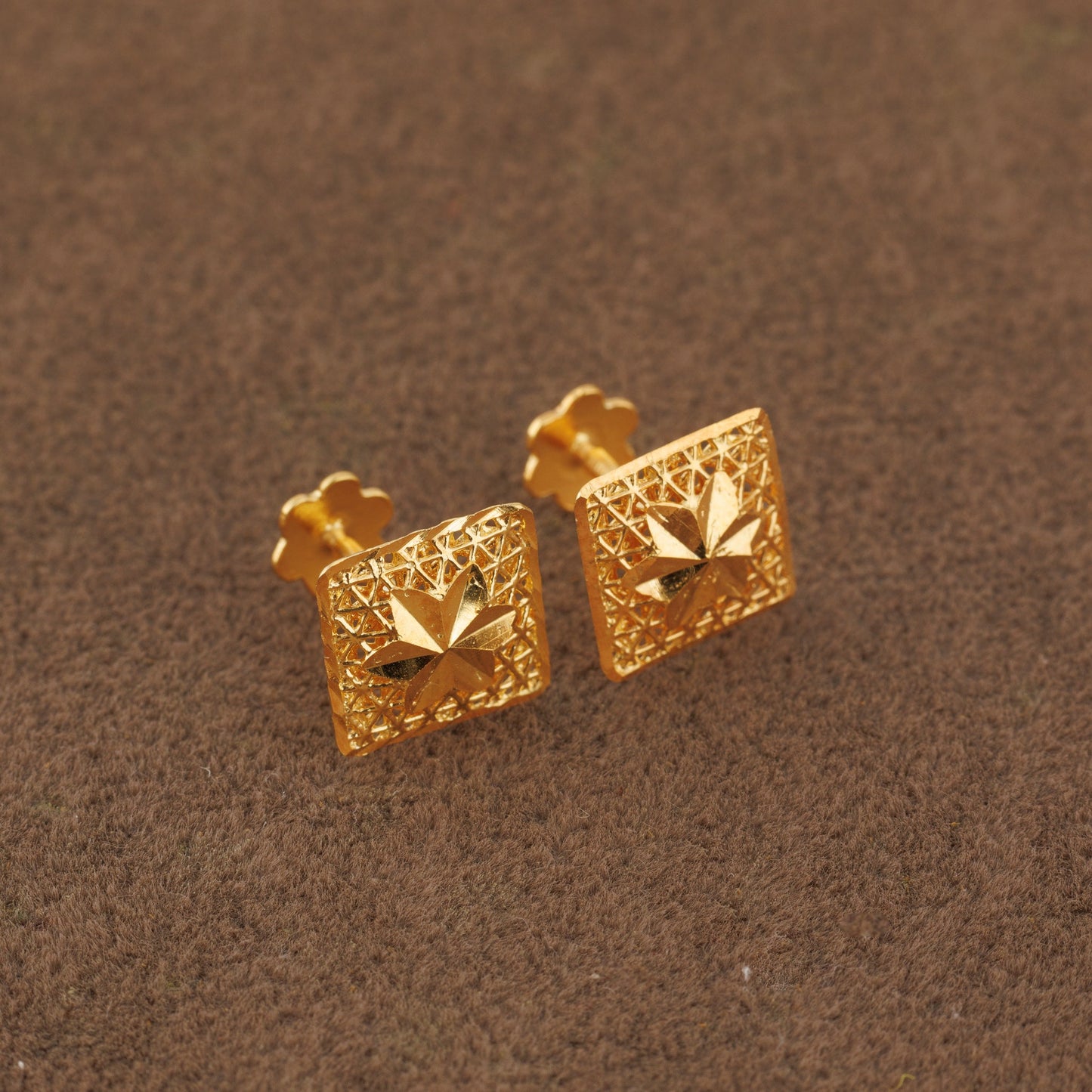 Frame Shape Tops (D2) - Silver 925 & Gold Plated