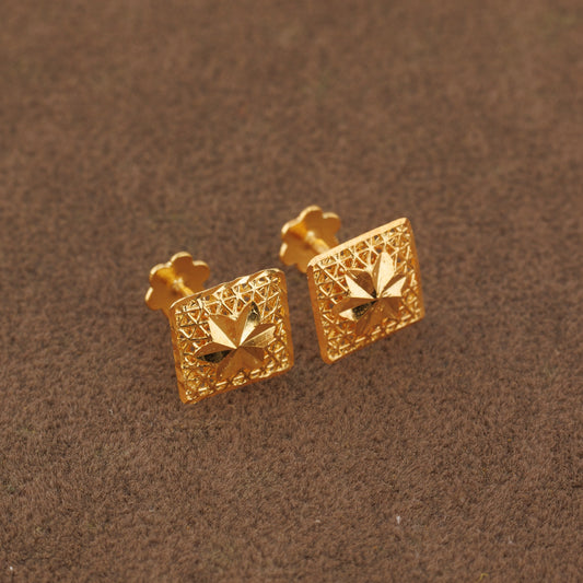 Frame Shape Tops (D2) - Silver 925 & Gold Plated