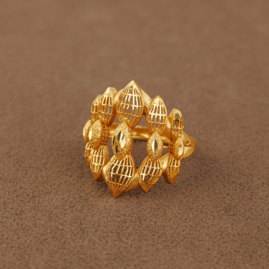 3D RP Rings (D156) - Silver 925 & Gold Plated