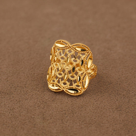 3D RP Rings (D195) - Silver 925 & Gold Plated