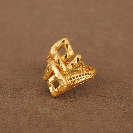 3D RP Rings (D198) - Silver 925 & Gold Plated