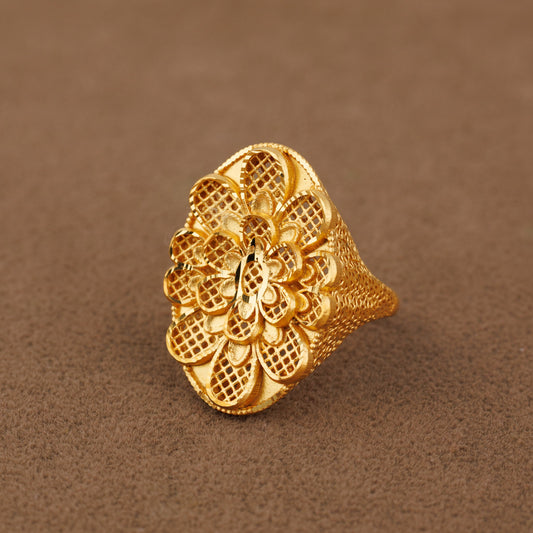 3D RP Rings (D127) - Silver 925 & Gold Plated
