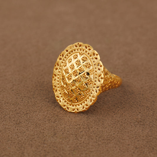 3D RP Rings (D202)- Silver 925 & Gold Plated