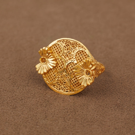 3D RP Rings (D170) - Silver 925 & Gold Plated