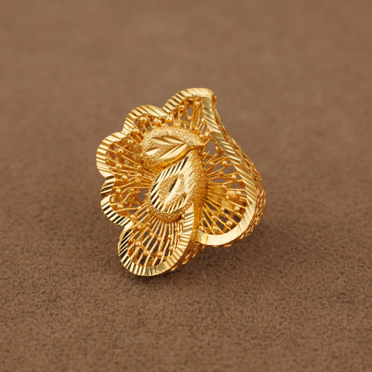 3D RP Rings (D174) - Silver 925 & Gold Plated