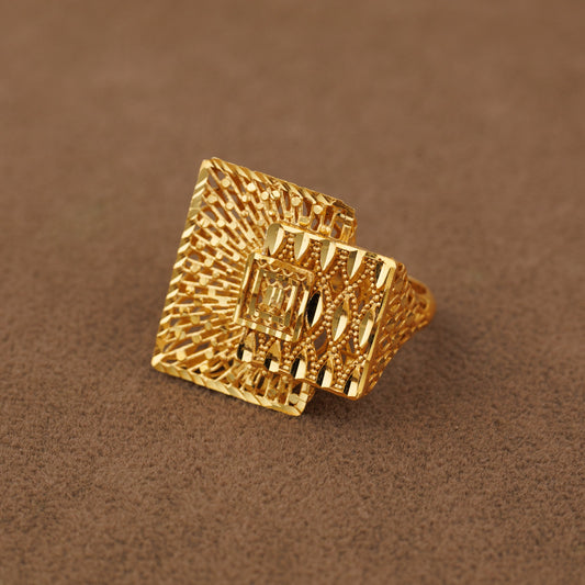 3D RP Rings (D201) - Silver 925 & Gold Plated
