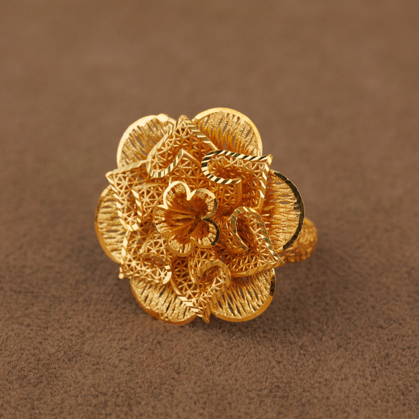 3D RP Rings (D203) - Silver 925 & Gold Plated