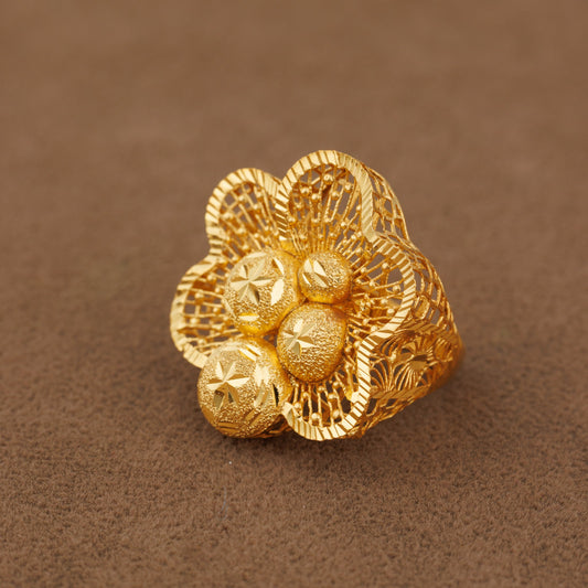 3D RP Rings (D168) - Silver 925 & Gold Plated