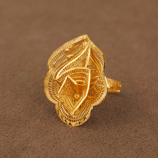 3D RP Rings (D135) - Silver 925 & Gold Plated