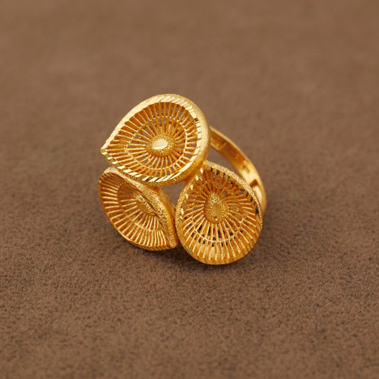 3D RP Rings (D184) - Silver 925 & Gold Plated