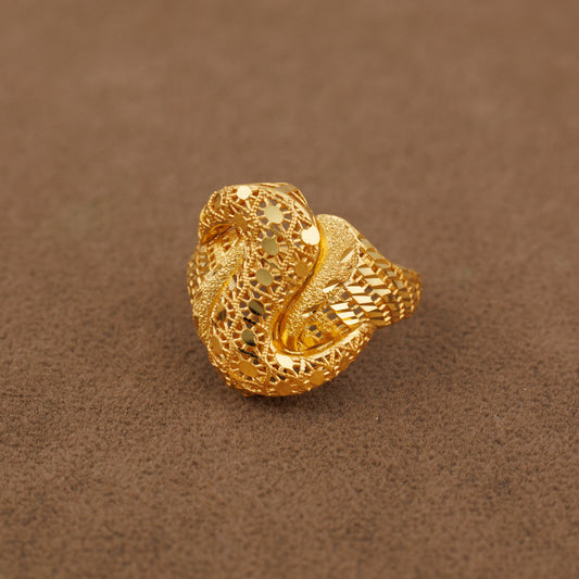 3D RP Rings (D117) - Silver 925 & Gold Plated