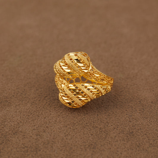 3D RP Rings (D119) - Silver 925 & Gold Plated