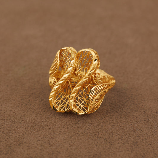 3D RP Rings (D246) - Silver 925 & Gold Plated